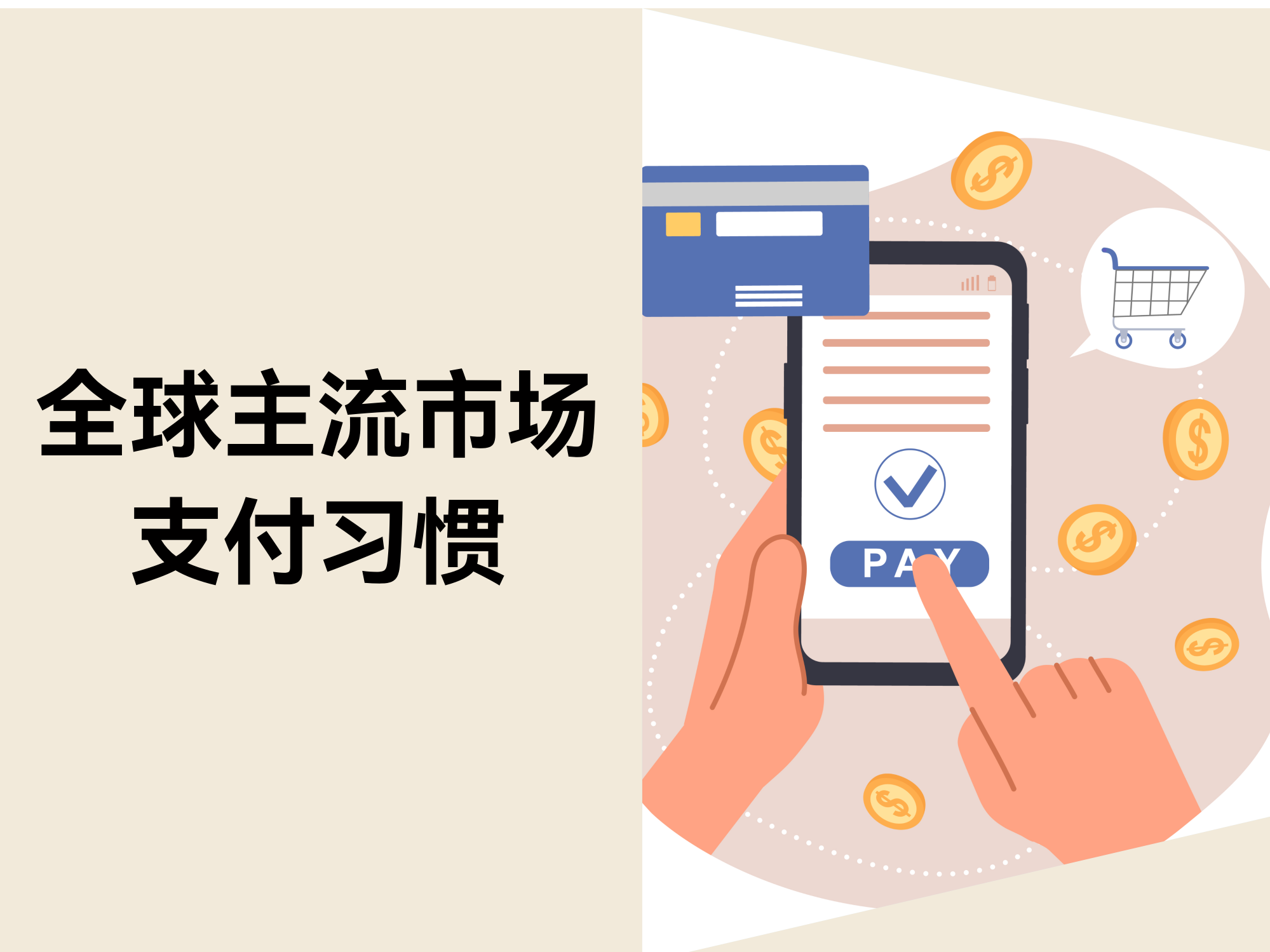 解锁全球主流市场支付习惯，，，，，，，提升转化率与销售额