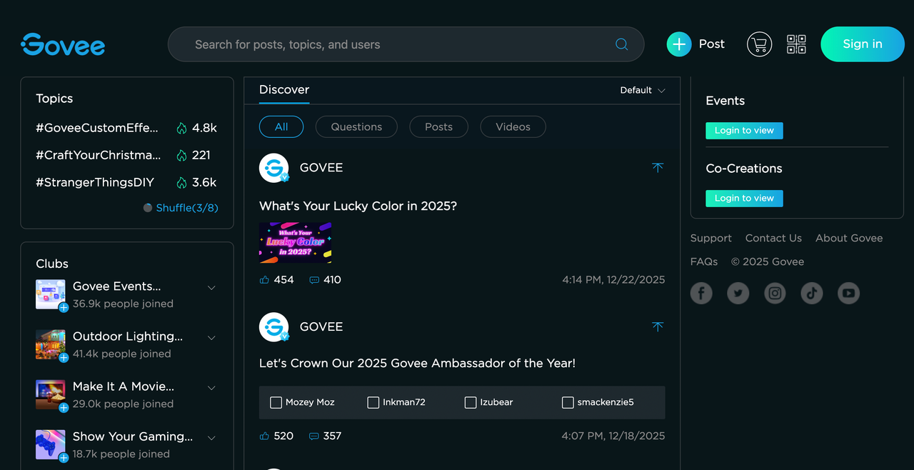 Govee官网社区