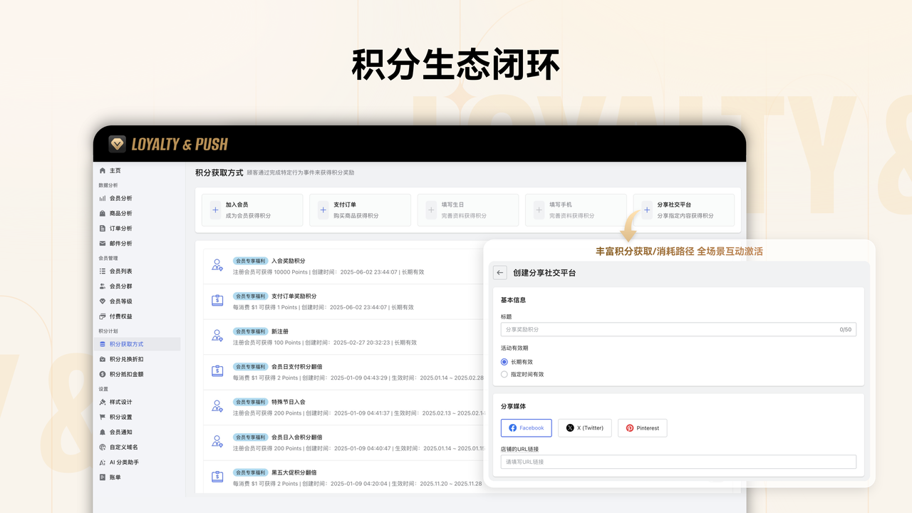 积分生态闭环