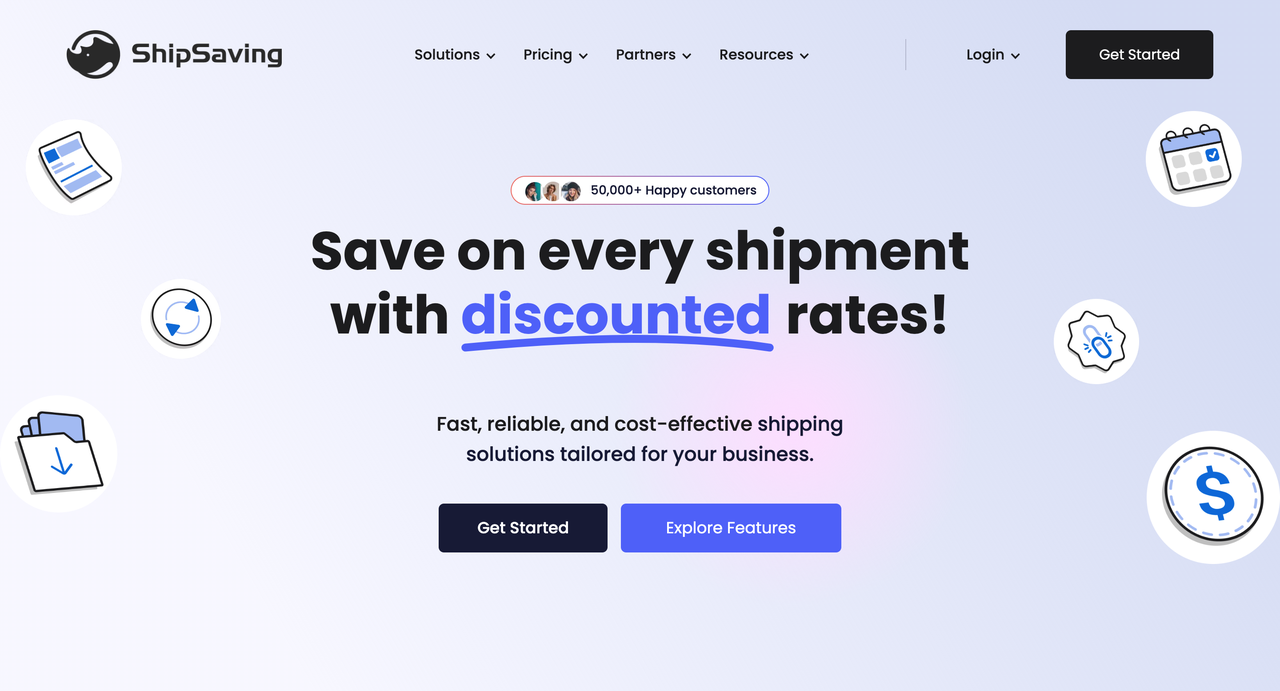 ShipSaving 物流承运商