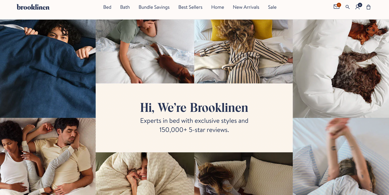 Brooklinen 品牌自力站